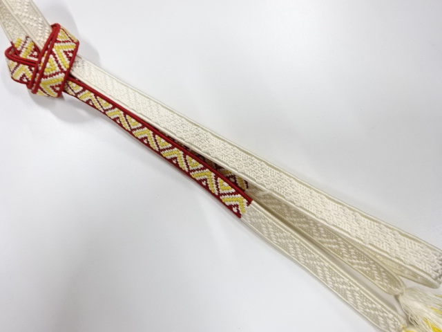 未使用品　正絹　手組帯締め